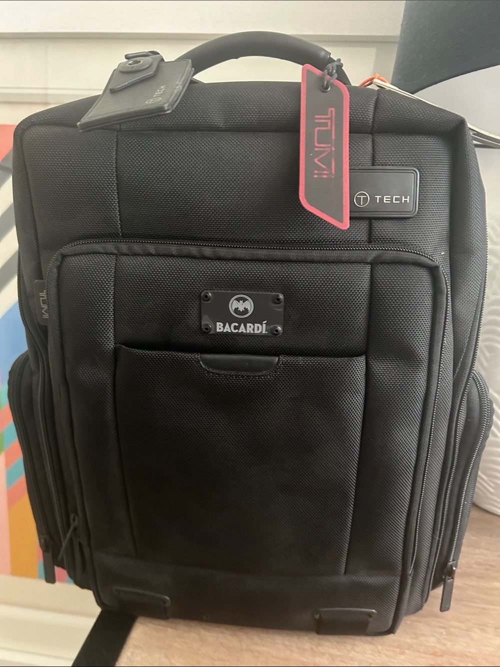 Tumi Black Tech Men's Travel Backpack